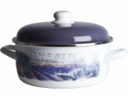 Rendlík smalt 24 cm/4,75 l s poklíci dekor levandule