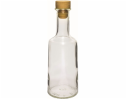 Láhev 250 ml sklo s korkovým špuntem Rosa
