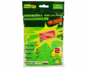 Houbička celulózní 11x7x1,5 cm 2 ks