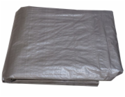 Plachta nepromokavá 4x6 m stříbrná (100 g/m2)