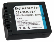 TRX TRX-CGA-S006 TRX baterie Panasonic/ 1500 mAh/ CGA-S006E/ CGR-S006/ DMW-BMA7/ DMWBMA7/ CGR-S006E/ CGA-S006A/ CGR-S006A/ neoriginální