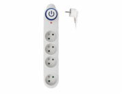 Solight přepěťová ochrana, 150J, 4 zásuvky, 1,5m, bílá - PO46