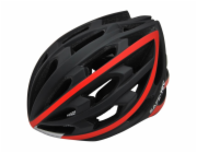SAFE-TEC Chytrá helma/ TYR Black-Red XL
