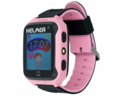 HELMER dětské hodinky LK 707 s GPS lokátorem/ dotykový display/ IP54/ micro SIM/ kompatibilní s Android a iOS/ růžové