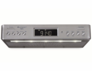 Soundmaster UR2045SI kuchyňské rádio s DAB+ / RDS / BT/  Duální alarm/ časovač / stříbrný