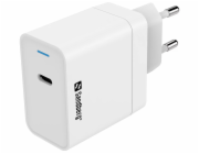 Sandberg USB-C AC Charger PD65W, EU, bílá