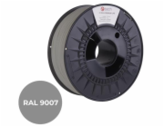 Tisková struna (filament) C-TECH PREMIUM LINE, PLA, šedý hliník, RAL9007, 1,75mm, 1kg