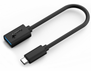 GENIUS ACC-C2AC redukce z USB-C na USB-A, černá