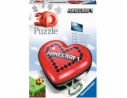 Puzzle 3D 54 elementy Minecraft Serce