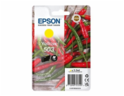 Epson 503 - 3.3 ml - žlutá - originální - blistr s RF / akustickým alarmem - inkoustová cartridge - pro Expression Home XP-5200, XP-5205; WorkForce WF-2960DWF, WF-2965DWF