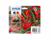 Epson 503 Multipack - 4-balení - černá, žlutá, azurová, purpurová - originální - blistr s RF / akustickým alarmem - inkoustová cartridge - pro Expression Home XP-5200, XP-5205; WorkForce WF-2960DWF, W