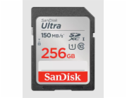 Paměťová karta Sandisk Ultra 256 GB SDXC 150 MB/s, Class 10, UHS-I