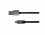 Kabel KRUGER & MATZ KM0347 USB 3.0/USB-C 0,5m Black