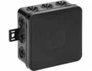 Orno Box n/t CLICK, IP54, 12 průchodek, 85x85x41mm, černá, OR-JB-13803/B