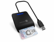 CONNECT IT USB čtečka eObčanek a čipových karet, ČERNÁ