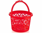 Košík na kolíčky kulatý 20x14cm barva plast