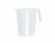 Odměrka 1.75 l plast bílá