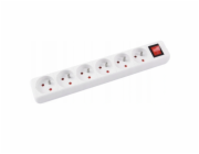 Office Products Supply Strip 6 MIAS 3 m White (13116341-14)