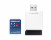 Samsung MicroSDXC 512 GB MB-MD512SB/WW Samsung/micro SDXC/512GB/180MBps/USB 3.0/USB-A/Class 10/+ Adaptér/Modrá