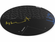 Endorfy ochranná podložka pod židli FP110C / kulatá / průměr 110cm / černá