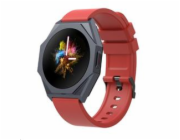 CANYON smart hodinky Otto SW-86, 1,3" LTPS,  SpO2, HR, krevní tlak, 25 multi-sport, red
