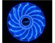 AKASA ventilátor Vegas 120x120x25mm, 1200RPM podsvícený, 15xLED, modrý
