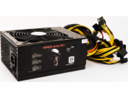 1stCOOL zdroj ATX 1600W MINER 1600, APFC, 90+, bez síťového kabelu
