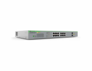 Allied Telesis AT GS950/18PS V2 - Přepínač - inteligentní - 16 x 10/100/1000 (PoE+) + 2 x 1000Base-X - desktop, Lze montovat do rozvaděče, pro připevnění na zeď - PoE+ (185 W)
