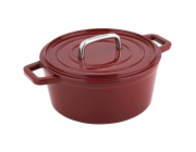 CS SOLINGEN Pekáč s poklicí litinový ALPEN 24 cm červená CS-078102