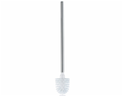WC štětka La Brosse nerezová dlouhá rukojeť bílá lesklá KL-20138