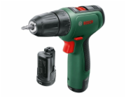 BOSCH EasyDrill 1200 akumulátorový vrtací šroubovák, 30 Nm, 10mm rychloupínací sklíčidlo, 2x akumulátor PBA 12V 1.5Ah