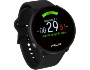 Polar Unite Black S-L Silikonarmband mit Dornschließe