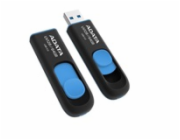 A-Data ADATA Flash Disk 256GB UV128, USB 3.1 Dash Drive (R:90/W:40 MB/s) černá/modrá AUV128-256G-RBE