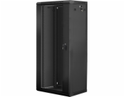 Závěsná skříň Lanberg 19, 27U, 600x450, černá, (FLAT PACK) (WF01-6427-10B)