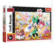 Trefl Puzzle 100 Minnie w salonie kosmetycznym