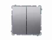 Dvojitý konektor Kontakt-Simon Basic inox 