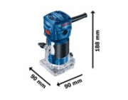 BOSCH GKF 550, ohraňovací frézka, 550 W, 33.000 ot/min, 6 mm
