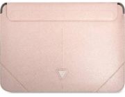 Hádej hádejte rukáv gucs16satlp 16 Pink /Pink Saffiano Triangle Logo