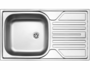 DEANTE 1-Chamber Sink Legato s odkapňováním 43,5 x 76cm oceli (ZEL_0110)