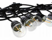 Girlanda Ekolight 10 x E27 10 m IP44 žárovky 10 x 1,5 W