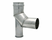 Spiroflex 1-stěnový loket se stojanem 60 mm z nerezové oceli