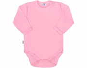 Kojenecké celorozepínací body New Baby Classic II růžové