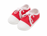 Kojenecké capáčky tenisky New Baby červené 3-6 m