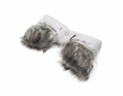 Rukávník na kočárek 2v1 New Baby s kožešinkou grey