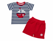 Kojenecká souprava tričko a kraťásky New Baby Marine