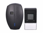 Solight bezdrátový zvonek, do zásuvky, 120m, černý - 1L56B