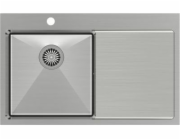 Quadron Russel 111 Steelq Sink Stored Steel
