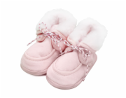 Kojenecké zimní capáčky New Baby růžové 6-12 m