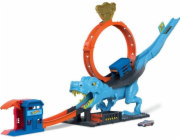 Hot Wheels City Smyčka se žravým T-Rexem HKX42