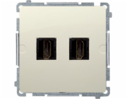 KONTAKTY SIMON SIMON Základní dvojité hnízdo HDMI BMGHDMI2.01/12